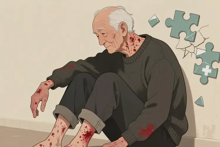 老人全身長濕疹能靠自己自愈嗎(圖3)