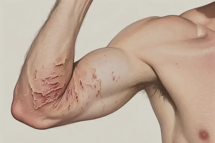 男性手臂上經(jīng)常起濕疹能靠自己自愈嗎(圖3)