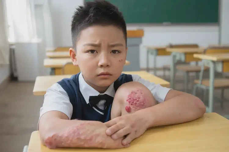 小學(xué)生屁股上有濕疹能夠徹底治愈嗎(圖4)