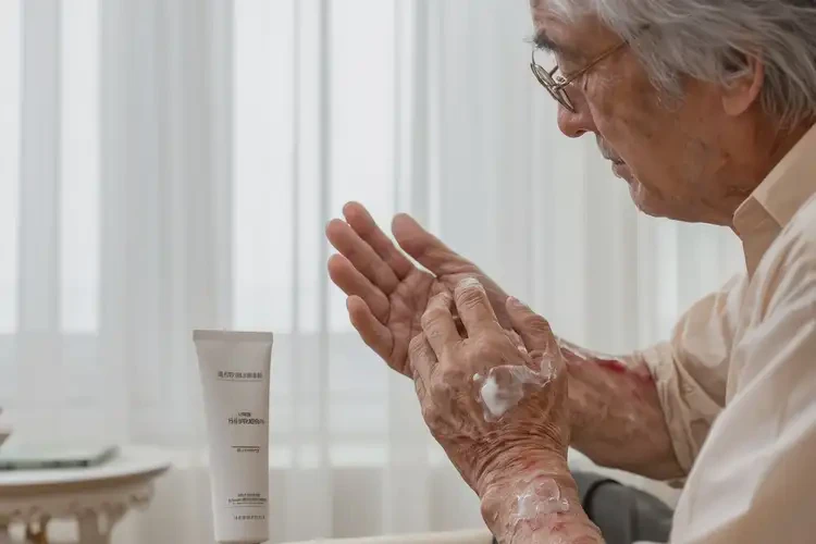 老年人手臂上容易長(zhǎng)濕疹能徹底自愈嗎(圖3)