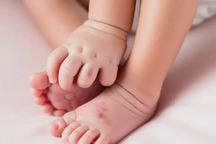 新生兒四肢長濕疹可以徹底自愈嗎(圖3)