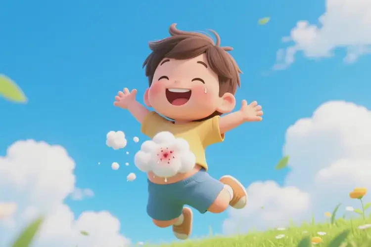 孩子肚子出濕疹能靠自己自愈嗎(圖1)