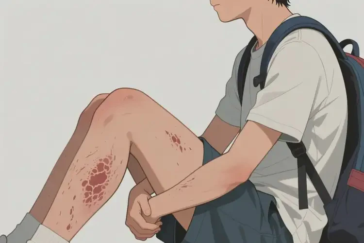 大學生大腿經常起濕疹不管它會自己痊愈嗎(圖3)