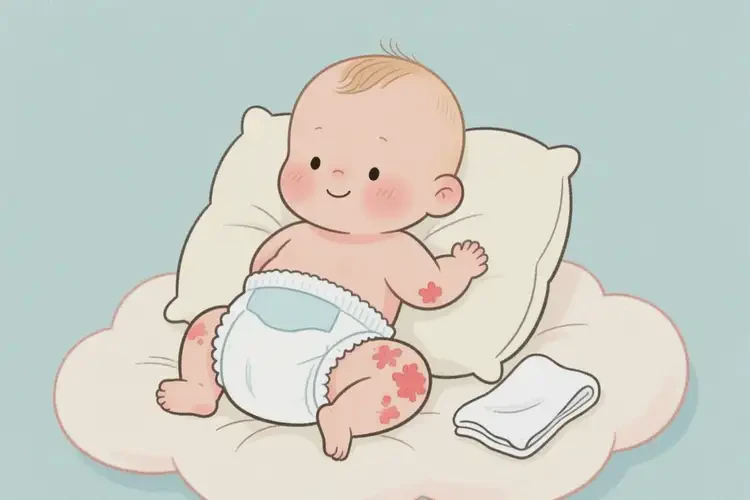 幼兒屁股有濕疹不管它會自己痊愈嗎(圖1)