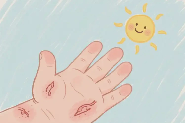 寶寶手上有濕疹能夠徹底治愈嗎(圖2)