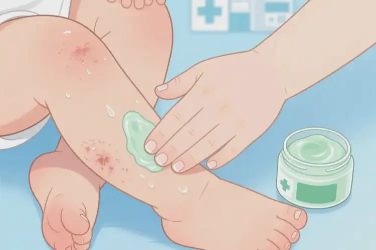 幼兒小腿上容易長(zhǎng)濕疹能夠徹底治愈嗎(圖3)