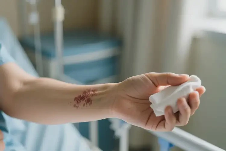 产妇手臂有湿疹不管它会自己自愈吗(图1)