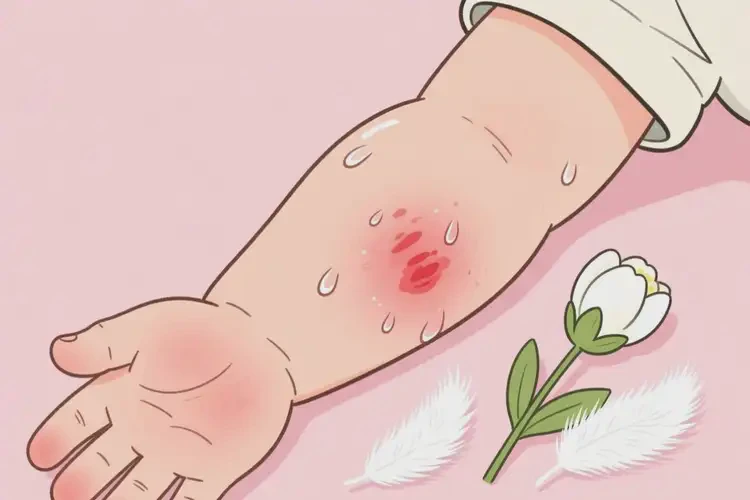 幼兒手臂上起濕疹能靠自己自愈嗎(圖3)