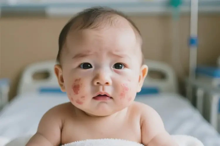 嬰幼兒面部起濕疹不管它會自己好嗎(圖4)