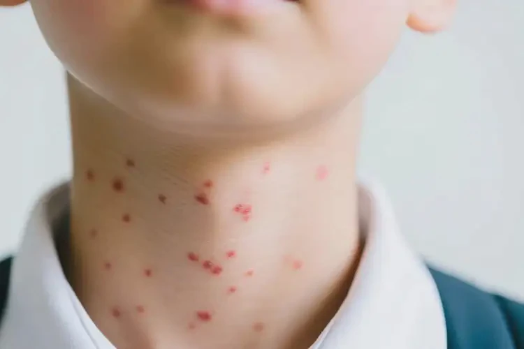 中学生脖子偶尔起湿疹不管它会自己好吗(图4)