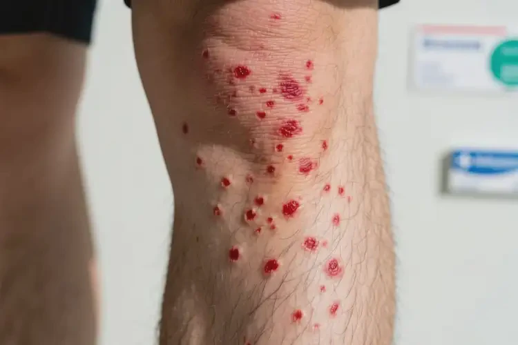 男人小腿上出現(xiàn)濕疹可以徹底自愈嗎(圖4)