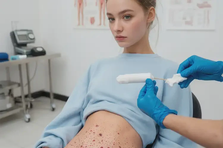 女人肚子上偶爾長(zhǎng)濕疹能夠徹底治愈嗎(圖3)