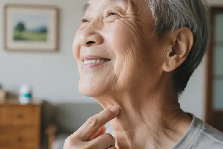 老人脖子起濕疹可以徹底自愈嗎(圖1)