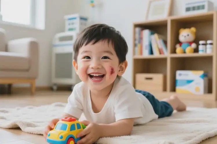 兒童面部出現(xiàn)濕疹不管它會(huì)自己痊愈嗎(圖2)