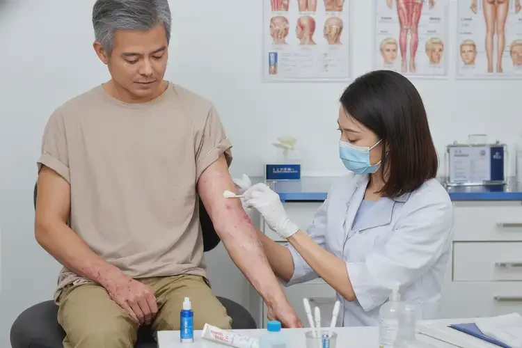 男生全身經(jīng)常起濕疹不管它會自己好嗎(圖2)