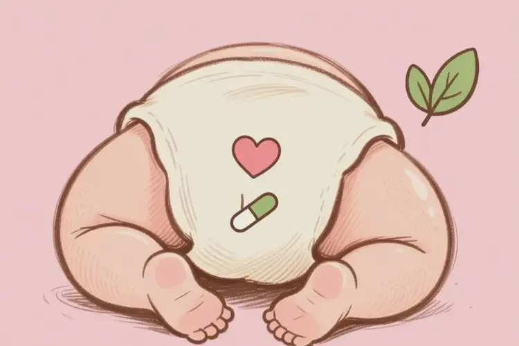 孩子屁股有濕疹可以徹底自愈嗎(圖1)