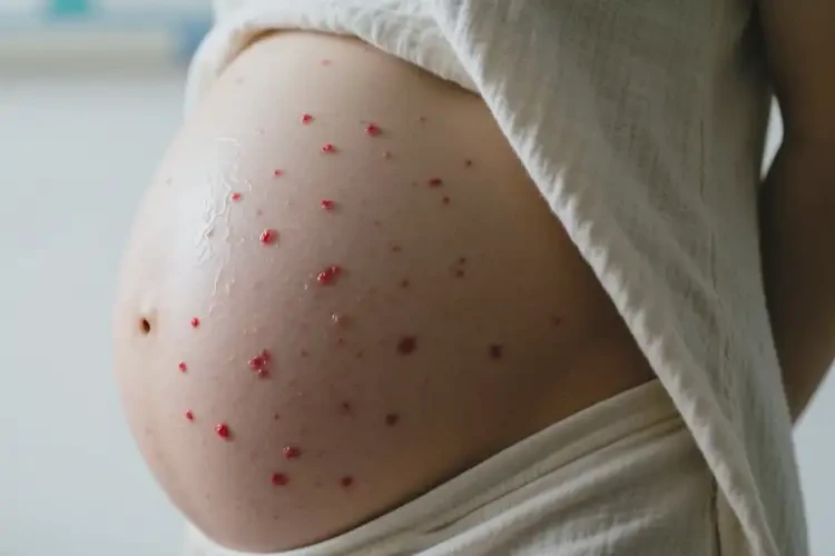 孕婦屁股上偶爾起濕疹能靠自己自愈嗎(圖2)