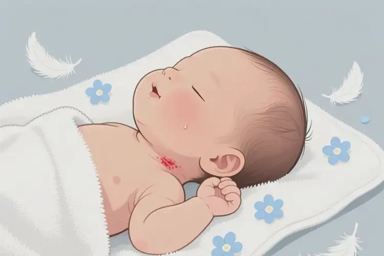 新生兒脖子上出濕疹能靠自己自愈嗎(圖3)