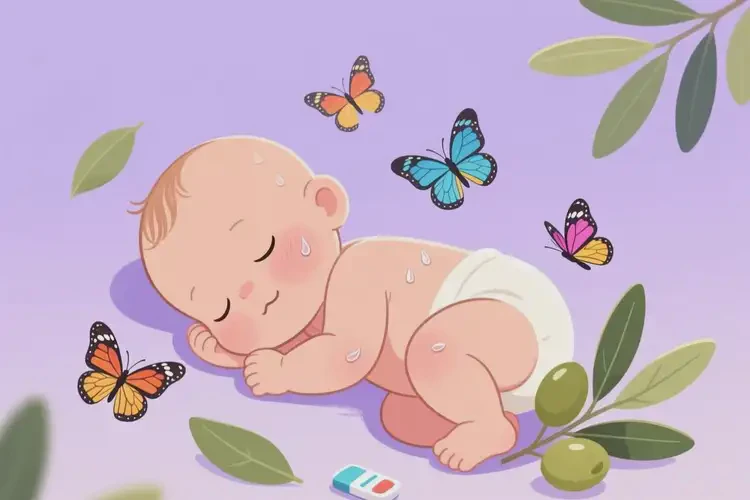 婴儿身上出湿疹可不可以彻底自愈(图1)