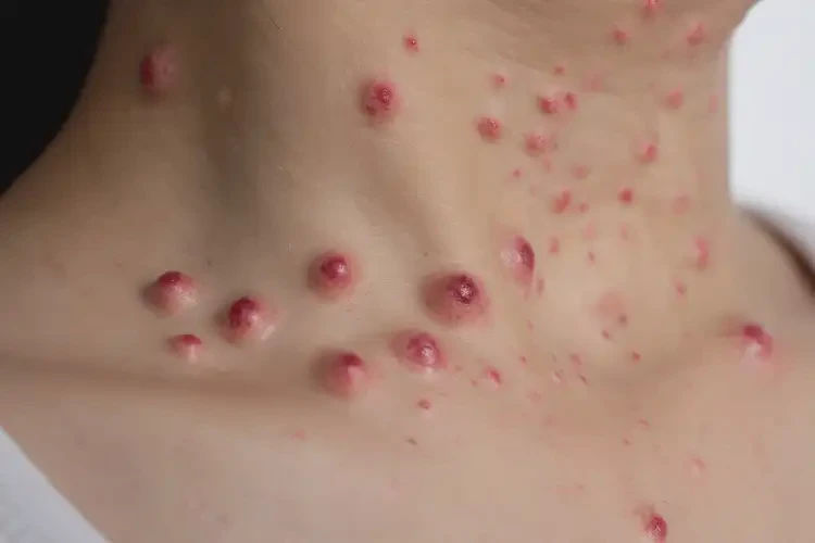 中學生脖子上偶爾起濕疹能夠徹底治愈嗎(圖4)