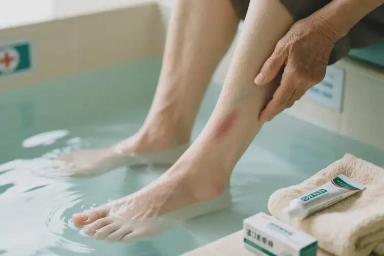 老人脚上出现湿疹可以彻底自愈吗(图1)