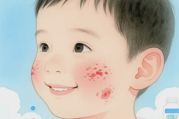 小孩脸上偶尔起湿疹不管它会自己自愈吗(图4)
