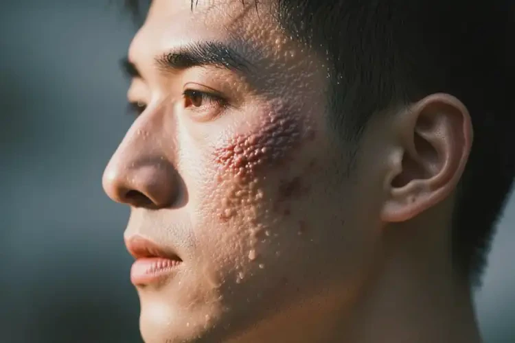 男人臉上出濕疹可不可以徹底自愈(圖2)