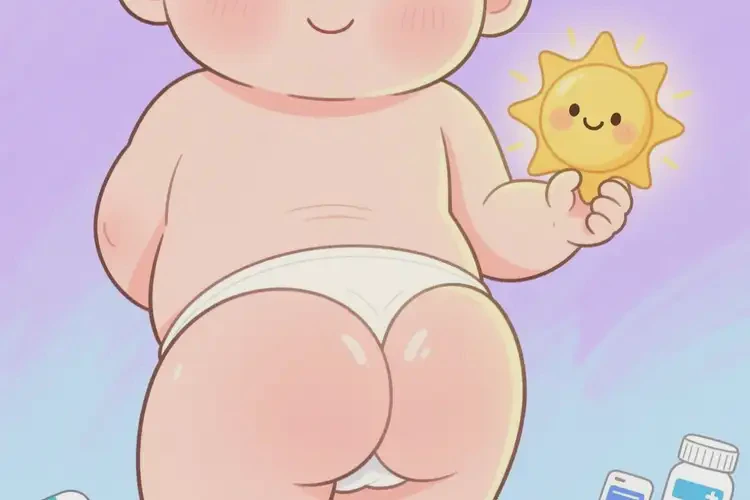 嬰幼兒肛周容易長濕疹不管它會自己痊愈嗎(圖1)