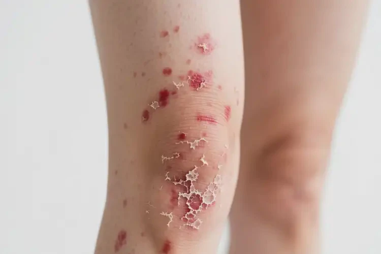 女性大腿出現(xiàn)濕疹可以徹底自愈嗎(圖3)