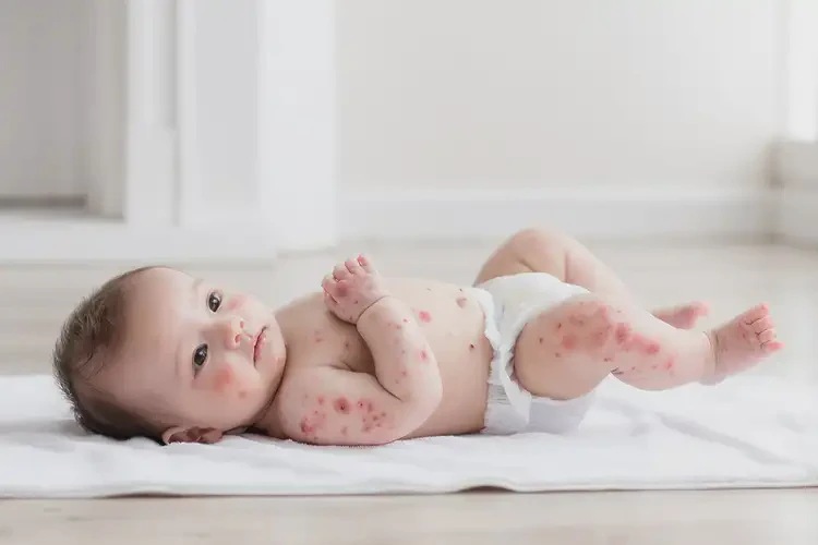 嬰兒四肢有濕疹不管它會自己痊愈嗎(圖2)
