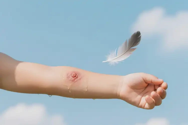 孩子手臂上經(jīng)常長(zhǎng)濕疹能徹底自愈嗎(圖1)