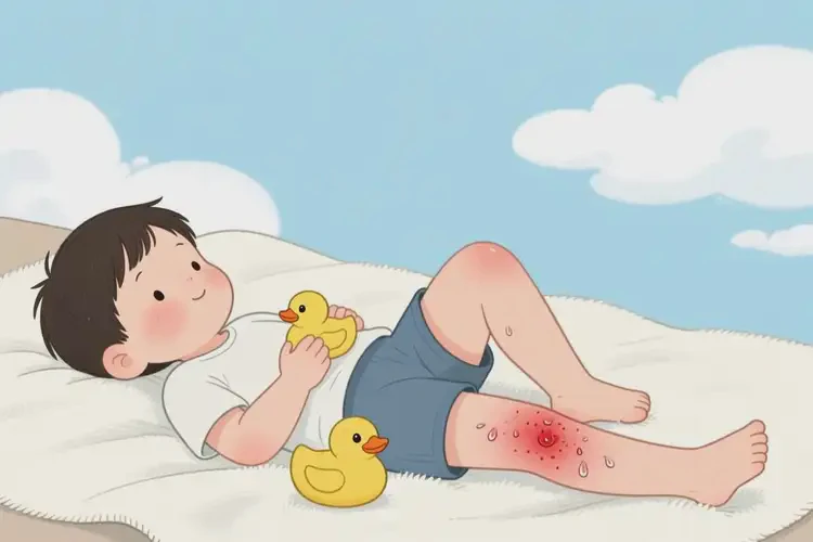 少兒小腿長濕疹能徹底自愈嗎(圖2)
