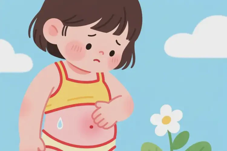 少兒肚子容易起濕疹不管它會(huì)自己自愈嗎(圖1)