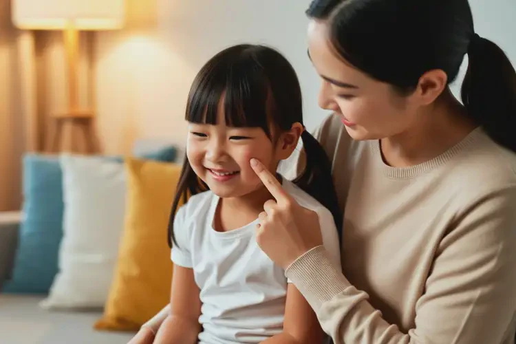 孩子面部长湿疹不管它会自己自愈吗(图1)