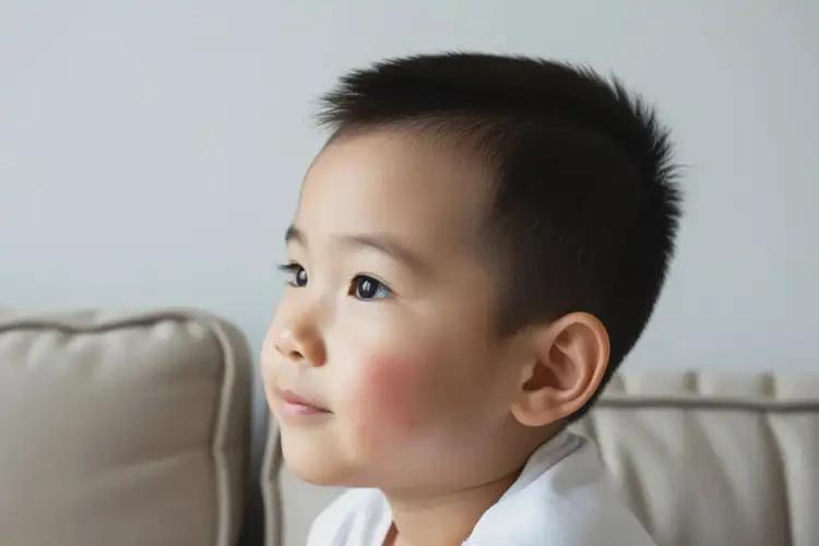 孩子面部长湿疹不管它会自己自愈吗(图4)