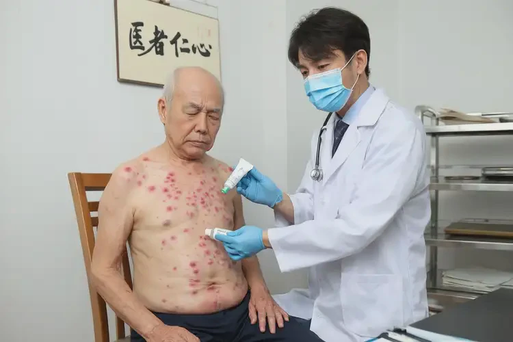 老年人肚子起濕疹不管它會(huì)自己好嗎(圖3)