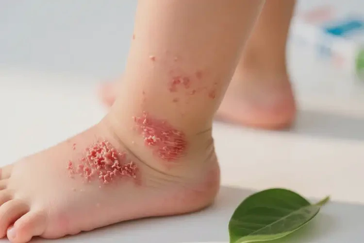 孩子小腿出濕疹不管它會(huì)自己自愈嗎(圖4)