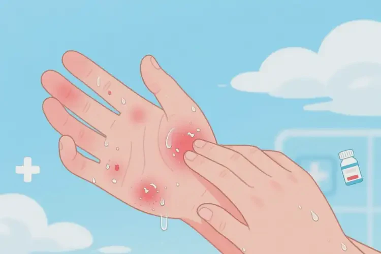 青年人手上經(jīng)常長濕疹能徹底自愈嗎(圖3)