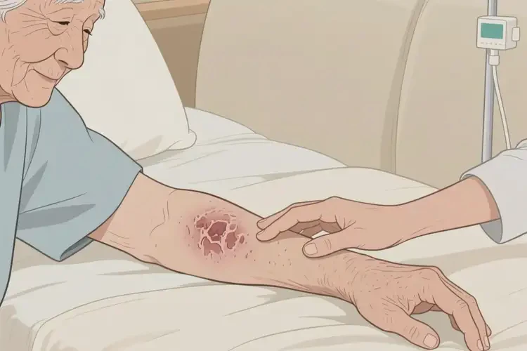 老年人手臂容易起濕疹能徹底自愈嗎(圖4)