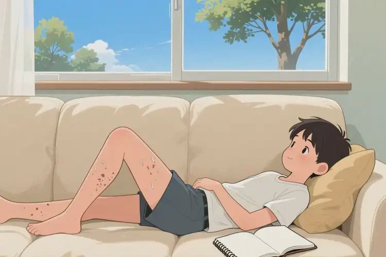 青少年大腿經(jīng)常長濕疹不管它會(huì)自己自愈嗎(圖3)