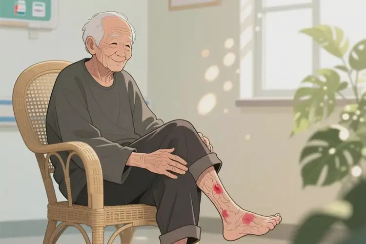 高齡老人小腿偶爾起濕疹能徹底自愈嗎(圖4)