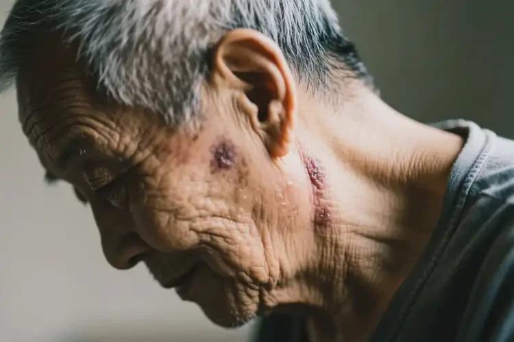 老年人脖子上出現(xiàn)濕疹不管它會(huì)自己痊愈嗎(圖2)