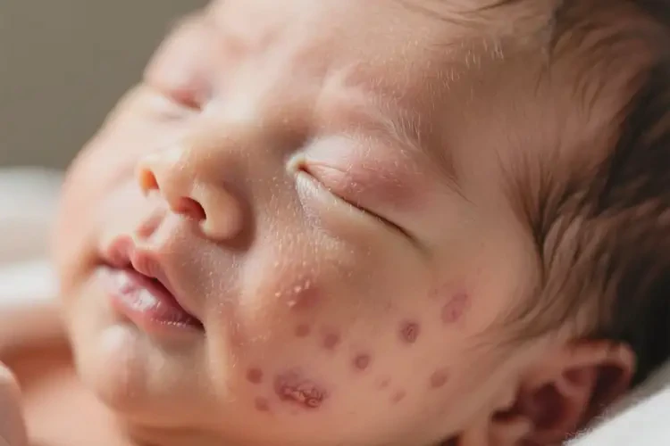 新生儿身上经常起湿疹不管它会自己好吗(图4)