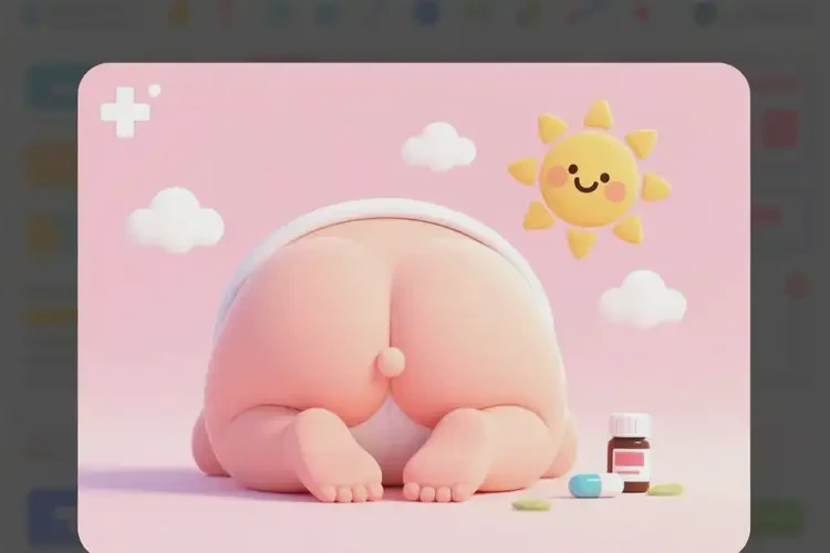 嬰兒肛周容易起濕疹可不可以徹底自愈(圖1)