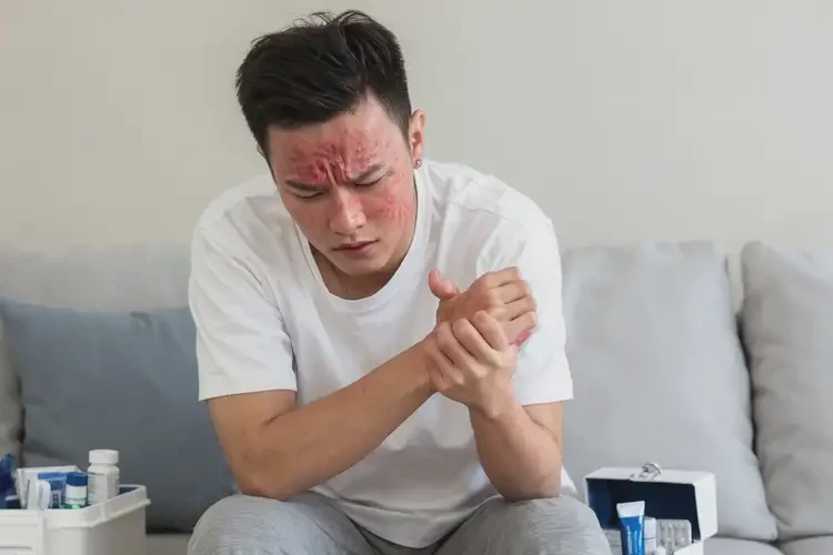 男生全身經(jīng)常起濕疹不管它會自己好嗎(圖3)