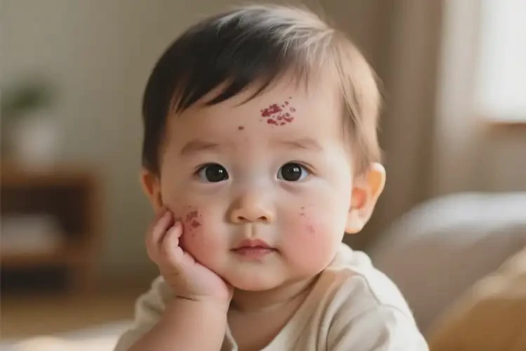 幼兒臉上出濕疹不管它會自己自愈嗎(圖3)