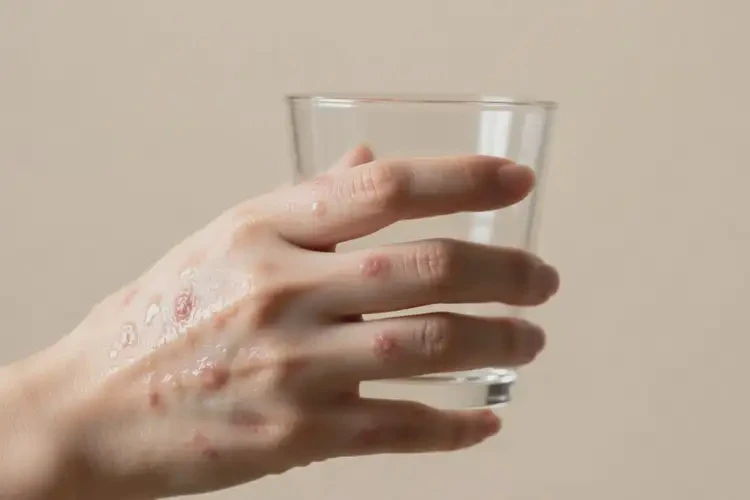 女性手上偶爾長(zhǎng)濕疹不管它會(huì)自己痊愈嗎(圖2)