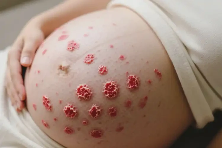 孕婦肚子上出濕疹能靠自己自愈嗎(圖2)