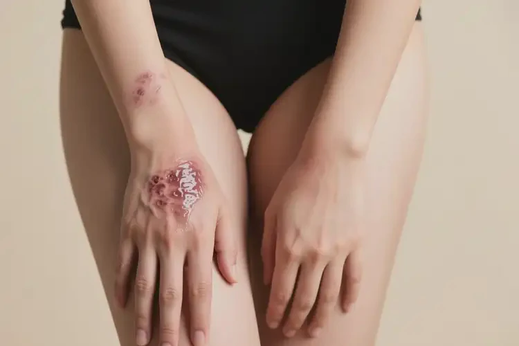 女性手臂上經(jīng)常長(zhǎng)濕疹可不可以徹底自愈(圖1)