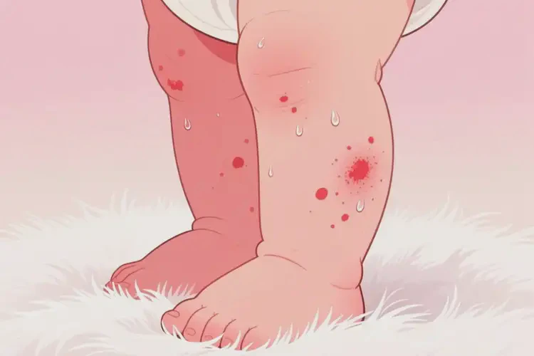嬰幼兒小腿長濕疹能徹底自愈嗎(圖4)